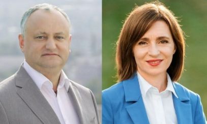 Surpriză la urne în Republica Moldova: Maia Sandu l-a depășit pe președintele în funcție Igor Dodon, în primul tur al alegerilor prezidențiale