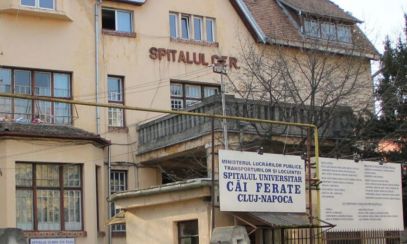 INCENDIU declanșat de un scurtcircuit la Spitalul Universitar CFR Cluj-Napoca 