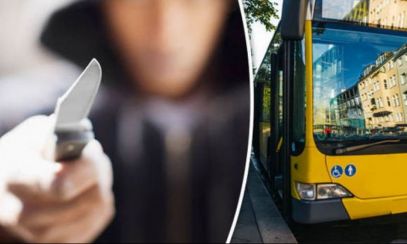 Un barbat a scos un cuțit într-un autobuz din Capitală