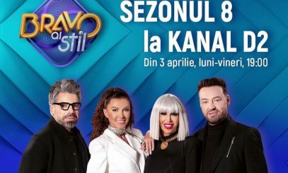Postul TV Kanal D2, lansat cu fast AZI de la ora 19.00. “Bravo, ai stil!” și alte producții de top în grila de programe